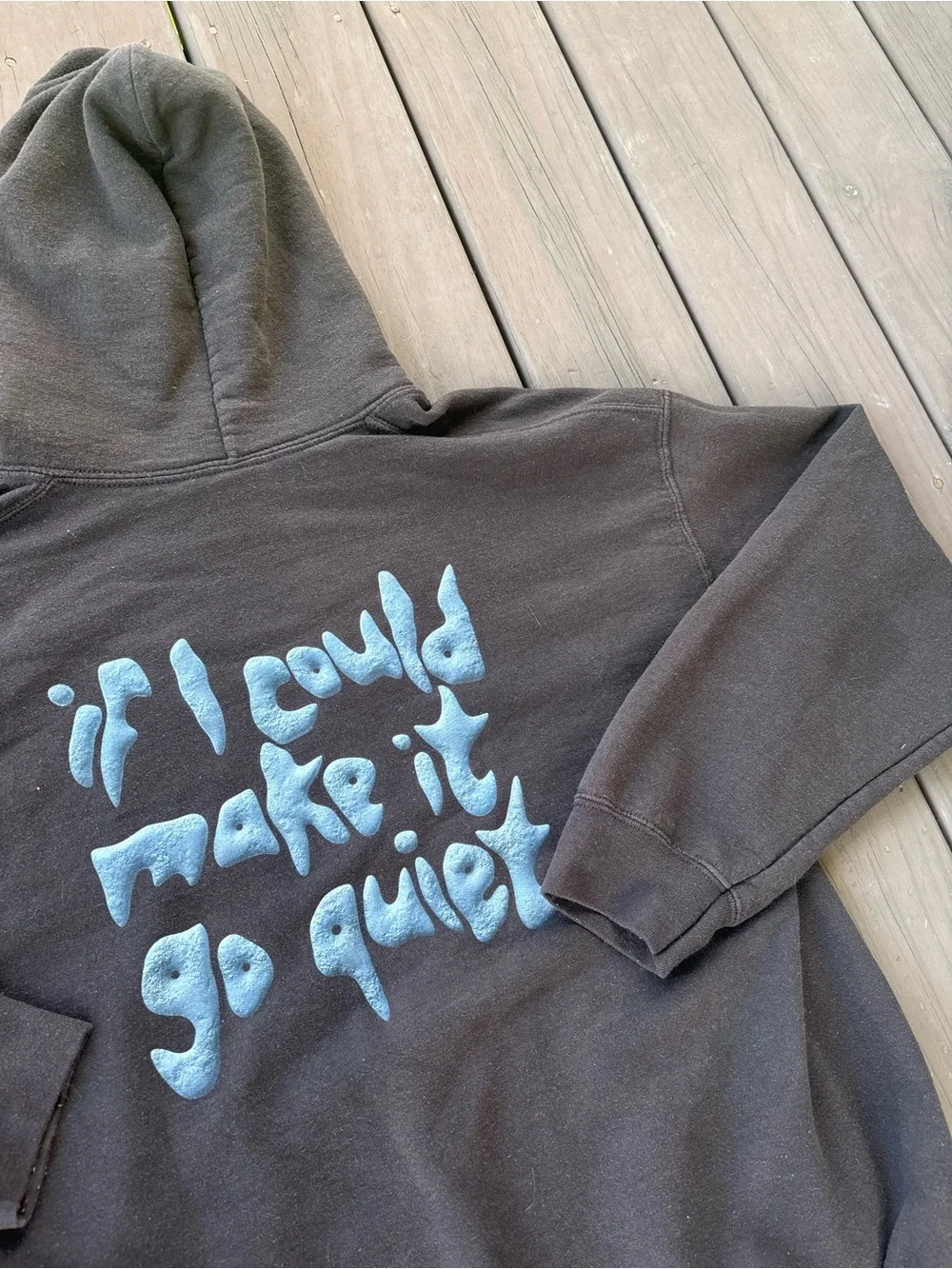 Girl in Red Merch Hoodie Mens L Brown Graphic